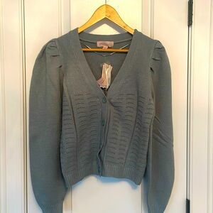 NWT SAGE PHILOSOPHY CARDIGAN, Large